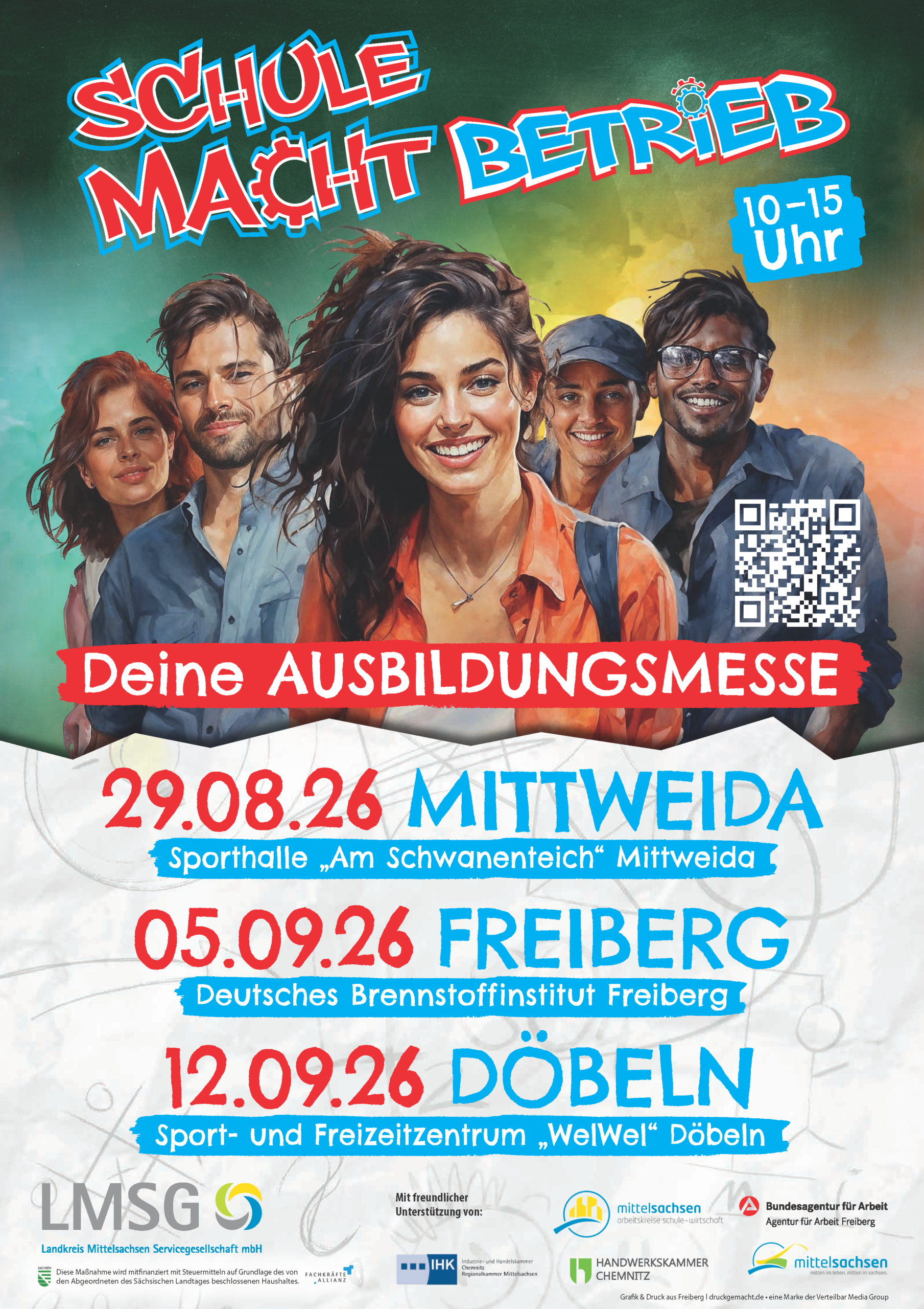2026-schule-macht-betrieb-essbach-plakat Ausbildungsmesse Schule macht Betrieb am 05.09.2026 in Freiberg
