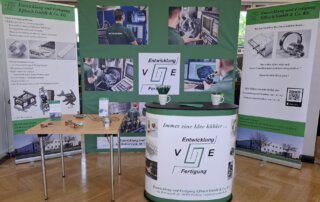 Messestand von EFE Entwicklung und Fertigung Eßbach