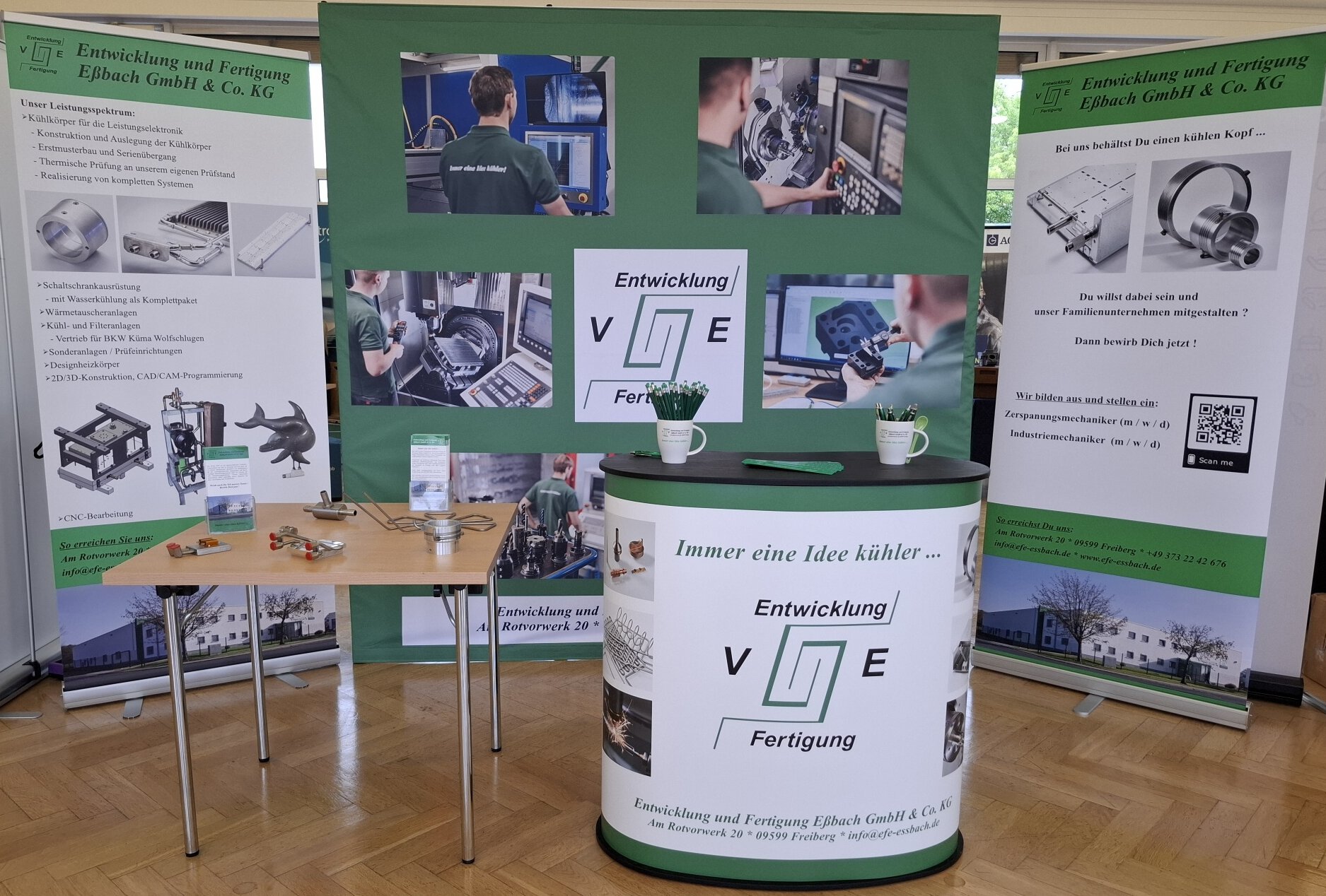 Messestand von EFE Entwicklung und Fertigung Eßbach